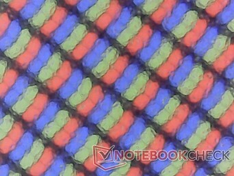 Die Körnigkeit ist durch das matte Overlay nur minimal