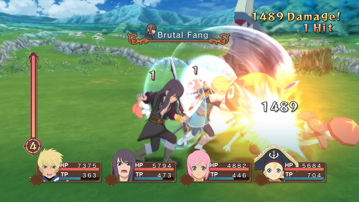 Ingame-Screenshot aus Tales of Symphonia