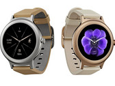 Die LG Watch Style mit Android Wear 2.0 in den Farben Silber und Rose Gold.