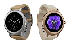 Die LG Watch Style mit Android Wear 2.0 in den Farben Silber und Rose Gold.