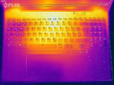 Oberflächentemperatur Stresstest (Oberseite)