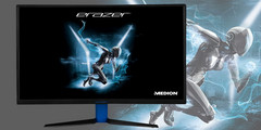 Medion: Curved-Gaming-Monitore Erazer X57425 und X58426 erhältlich