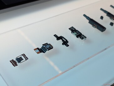 Explosionsdarstellung des zum Patent angemeldeten magnetischen USB-C-Kabeldesigns.