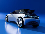 Peugeot Polygon Concept: Die neue Designsprache setzt auf geometrische Formen, eine horizontale Lichtsignatur und intelligente Reifen (Bild: Peugeot).