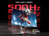 Asus hat den weltweit ersten Gaming-Monitor mit einer Bildrate von 500 Hz und Support für G-Sync enthüllt. (Bild: Asus)