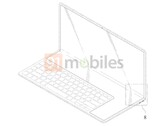 Samsung hat ein faltbares Notebook patentiert, das mehr Bildschirmfläche als die meisten Laptops seines Formats bietet. (Bild: Samsung, via 91mobiles)