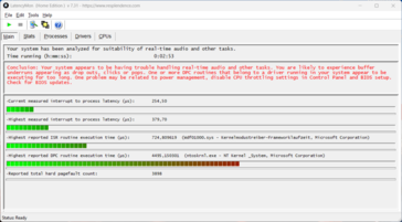 LatencyMon - Übersicht