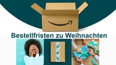Amazon gibt Bestellfristen zu Weihnachten bekannt.