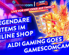 Gamescom 2022: Discounter Aldi ist zum ersten Mal auf der Spielemesse live dabei.