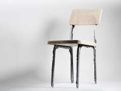 Nicht chic, aber ausgedruckt: ein Stuhl. (Quelle: MIT Self-Assembly Lab)