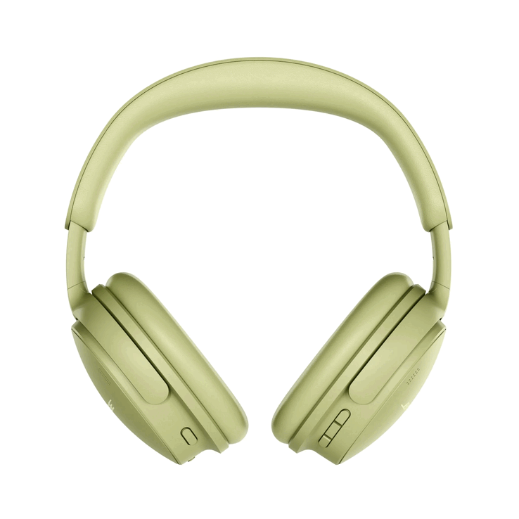 Bose QuietComfort-Kopfhörer (2. Generation) in Eukalyptusgrün.