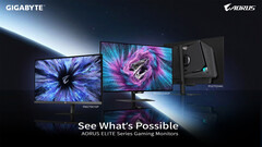 Gigabyte hat auf der Computex 2026 neue Gaming-Monitore aus der Aorus Elite Baureihe vorgestellt