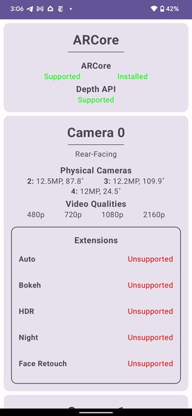 So sieht die Drittanbieter-Kamera-App-Unterstützung