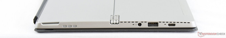 Rechts : 3,5-mm-Audio-Kombianschluss, USB 3.0, USB Type-C Gen. 1