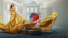 Xiaomi hat schon im Jahr 2020 einen transparenten OLED Smart TV auf den Markt gebracht. (Bild: Xiaomi)