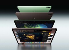 Das OnePlus Pad 4 wird in Grün und Braun angeboten.