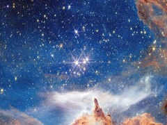 Webbs Aufnahme des jungen Sternenclusters Pismis 24 (Bildquelle: NASA, ESA, CSA, STScI)