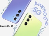 Samsung sorgt mal wieder für neue Leaks. Diesmal wurde eine offizielle Galaxy A34 Produktseite ein paar Tage zu früh im Netz entdeckt. (Bild: Samsung)
