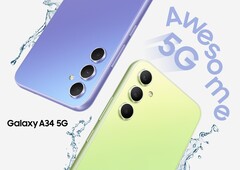 Samsung sorgt mal wieder für neue Leaks. Diesmal wurde eine offizielle Galaxy A34 Produktseite ein paar Tage zu früh im Netz entdeckt. (Bild: Samsung)