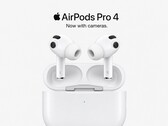 KI-generiertes Renderbild der AirPods Pro 4 mit Kameras