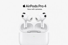 KI-generiertes Renderbild der AirPods Pro 4 mit Kameras