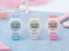 Wie für eine Baby-G üblich, gibt es die neuen Armbanduhren in Pastellfarben. (Bildquelle: Casio)