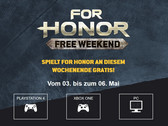 For Honor Gratis-Wochenende vom 3. bis 6. Mai auf allen Plattformen.