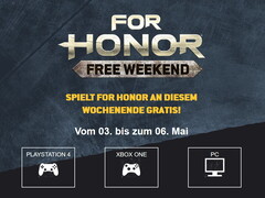 For Honor Gratis-Wochenende vom 3. bis 6. Mai auf allen Plattformen.