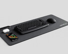 JSD ist eine Wireless-Charging-Schreibtischmatte samt spezieller Tastatur und Maus. (Bild: Kickstarter)