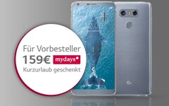 Das LG G6 gibt es nicht nur bei 1&1 inklusive Mydays-Gutschein
