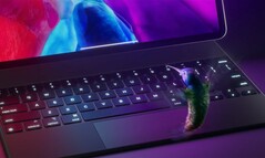 Als Markenbotschafter für das neue iPad Pro samt Magic Keyboard setzt Apple auf ... einen Kolibri! (Bild: Apple)