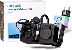 Die Meross WLAN Steckdose Outdoor mit Strommessung gibt es mit und ohne Matter. (Bildquelle: Amazon)