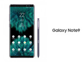 Das Galaxy Note 9 in einem Konzeptbild - es dürfte etwa 2 mm kleiner als das Galaxy Note 8 werden.