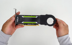 Die Nvidia Tesla P4 ist eine Low-Profile-GPU, die ursprünglich für Server gedacht war