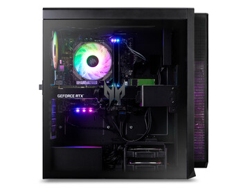 Beide Rechner besitzen geschwärzte seitliche Fenster (Bild: Acer)