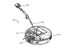 Roborock hat ein Patent für einen Saugroboter mit integriertem Greifarm eingereicht. (Bild: Roborock/Google)