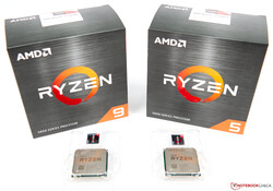 Der AMD Ryzen 9 5950X und der AMD Ryzen 5 5600X im Test: zur Verfügung gestellt von AMD Deutschland