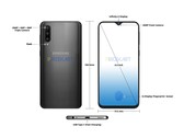 Das Galaxy A50 von Samsung wird sich einer Waterdrop-Notch bedienen, Samsung nennt das Infinity-U.