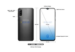 Das Galaxy A50 von Samsung wird sich einer Waterdrop-Notch bedienen, Samsung nennt das Infinity-U.