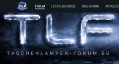 Ein neues Zuhause für das Taschenlampen-Forum-Nutzer.