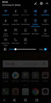 Huawei Mate 10 Pro: Schnellstartmenü