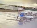 Die sogenannte "Smart Summon" Autopilot-Funktion des Tesla Model Y hat zu einer Kollision mit einem geparkten Flugzeug geführt (Bild: Smiteme)