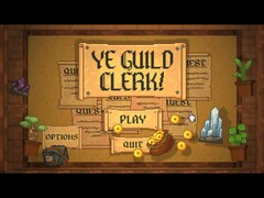 Ye Guild Clerk! Ist am 28. Oktober auf Steam erschienen. (Bildquelle: Steam)