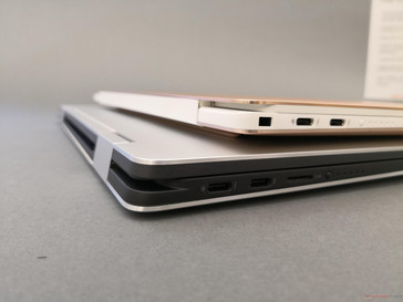 Im Vergleich mit dem XPS 13 9370 (XPS 13 oben, XPS 15 2-in-1 unten)