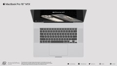 So könnte das 16 Zoll MacBook Pro der nächsten Generation aussehen. (Bild: Antonio De Rosa)