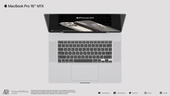 So könnte das 16 Zoll MacBook Pro der nächsten Generation aussehen. (Bild: Antonio De Rosa)