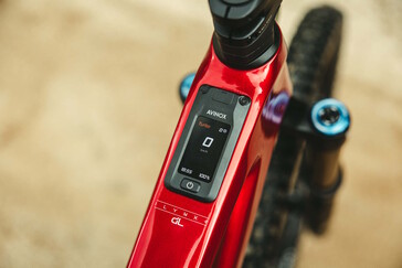 Das farbige Display befindet sich (relativ geschützt) im Oberrohr