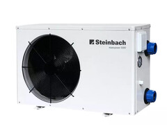 Pool-Wärmepumpe Steinbach Waterpower 5000 mit einem LCD und Kühlfunktion (Bild: Steinbach)