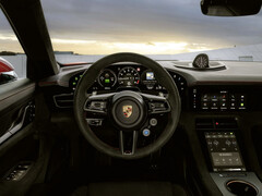 Anzeige des E-Shift-Systems im Porsche Taycan 2027.