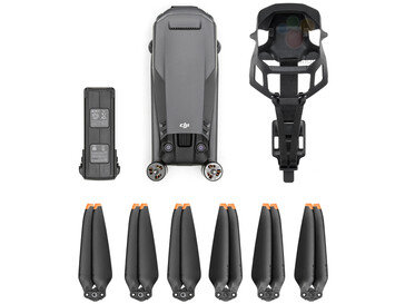 Die verschiedenen Teile der DJI Mavic 3 Classic (Bild: Roland Quandt/Winfuture)